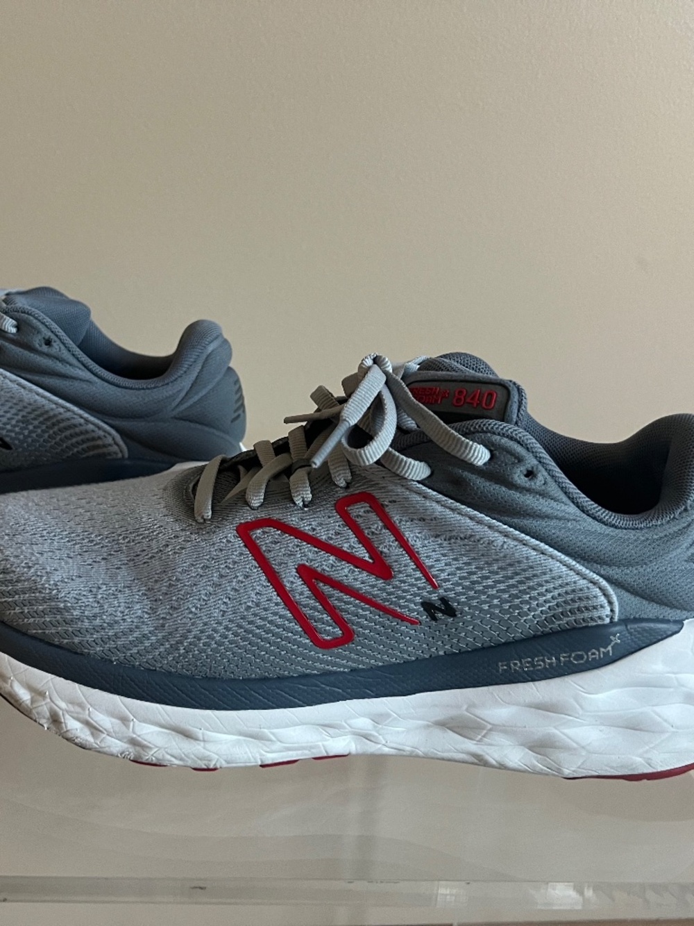 New Balance Fresh Foam X 840 Athletic Men's Shoes Gray Size 8.5